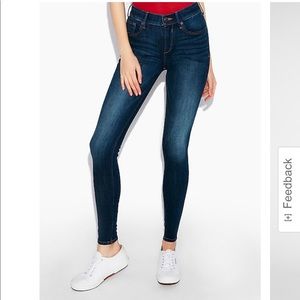Express midrise ankle legging jeans